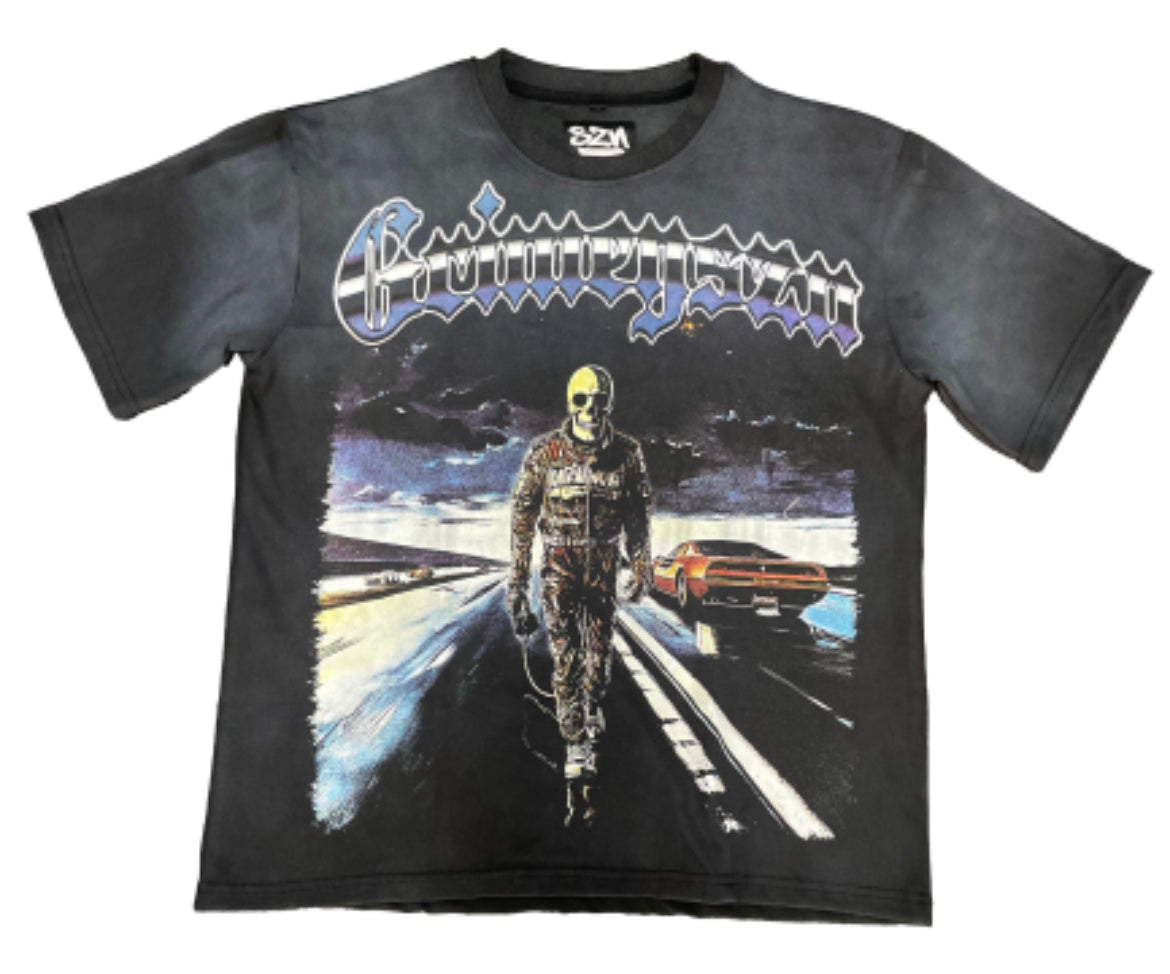 Grimey Szn “Death Race” Vintage Wash Tee