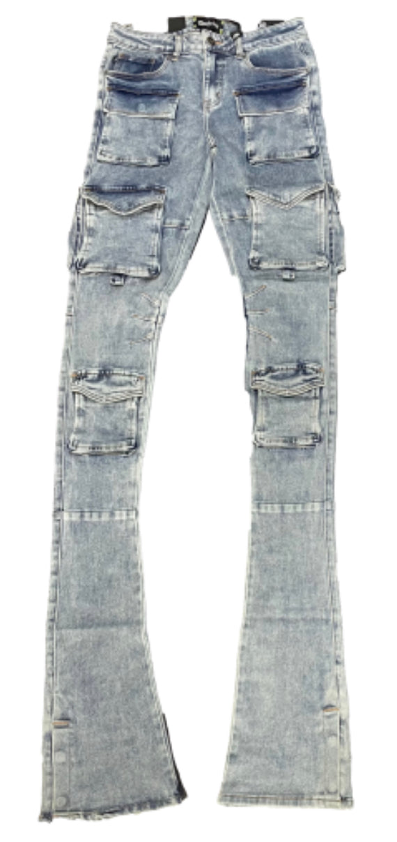 Doctrine Utility Super Stacked Denim (Blue)