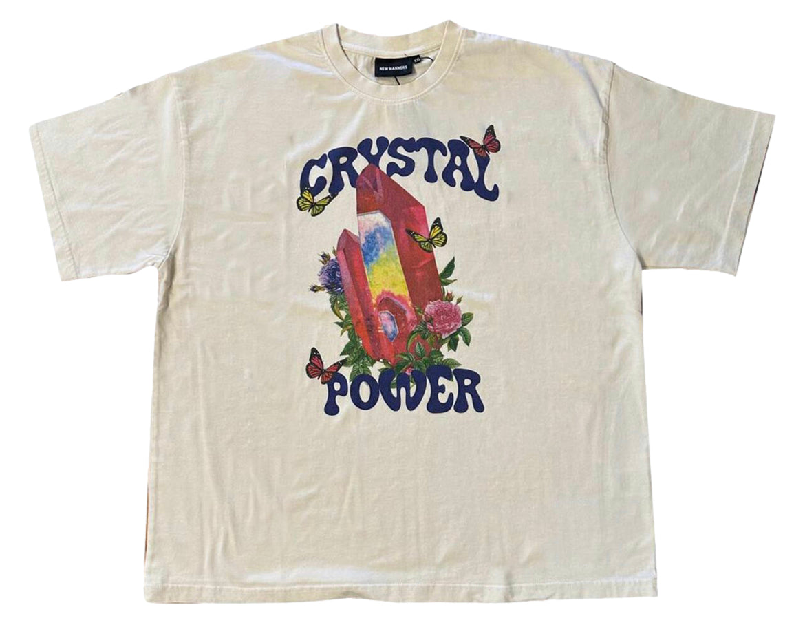 New Manners “Crystal” Premium Oversized Box Cut Tee