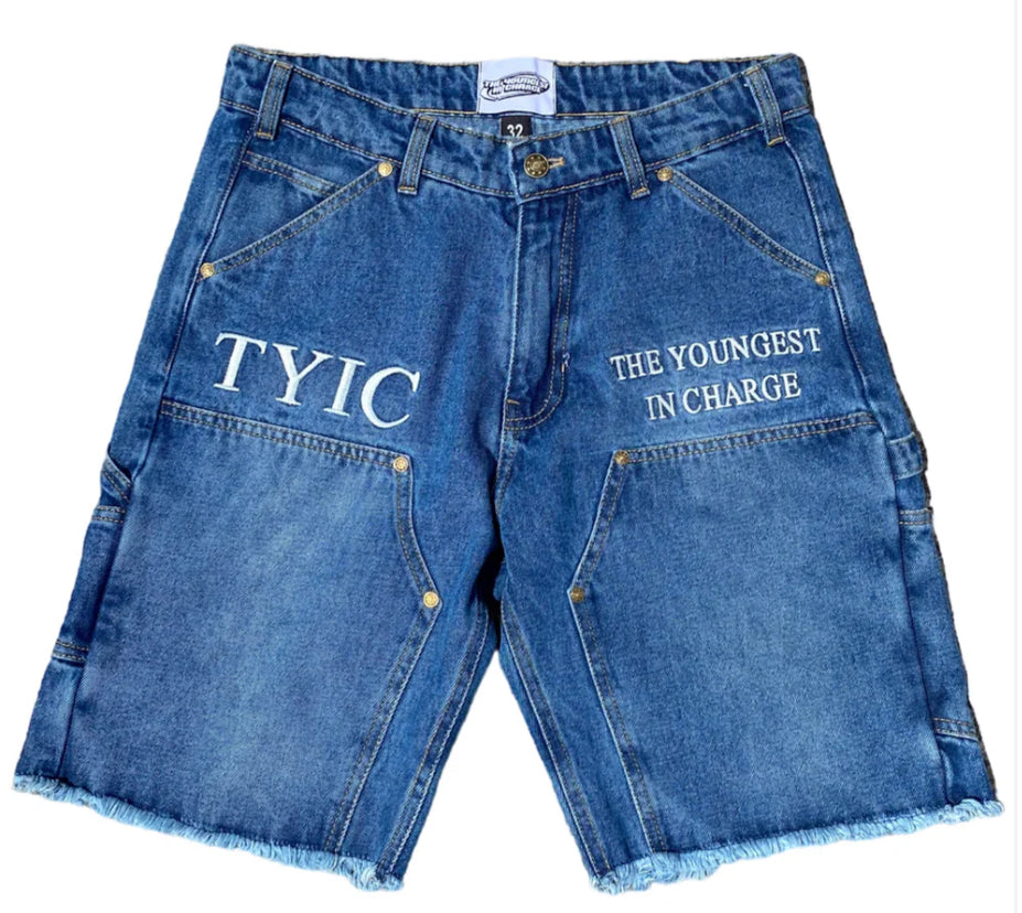 TYIC Double Knee Denim Shorts