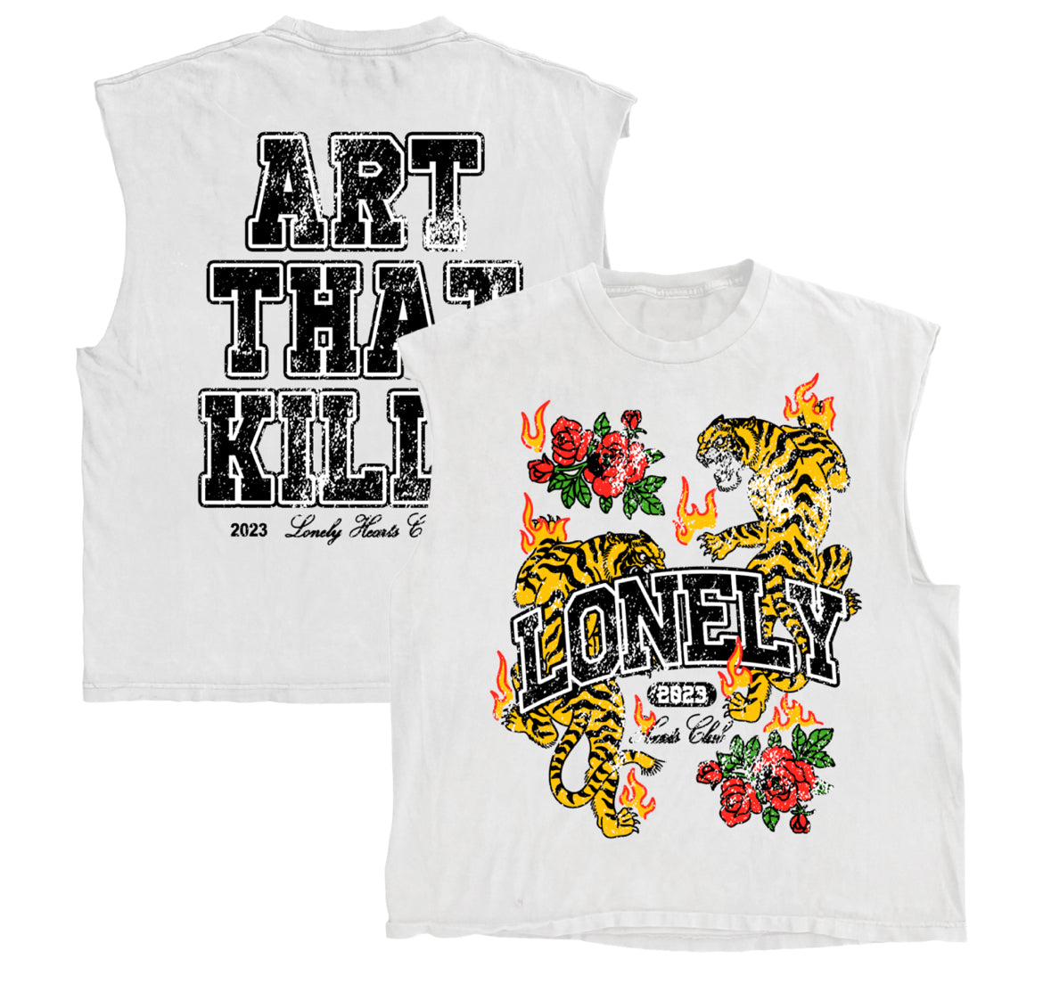 Lonely Hearts Club “Art That Kills” Sleeveless Tee