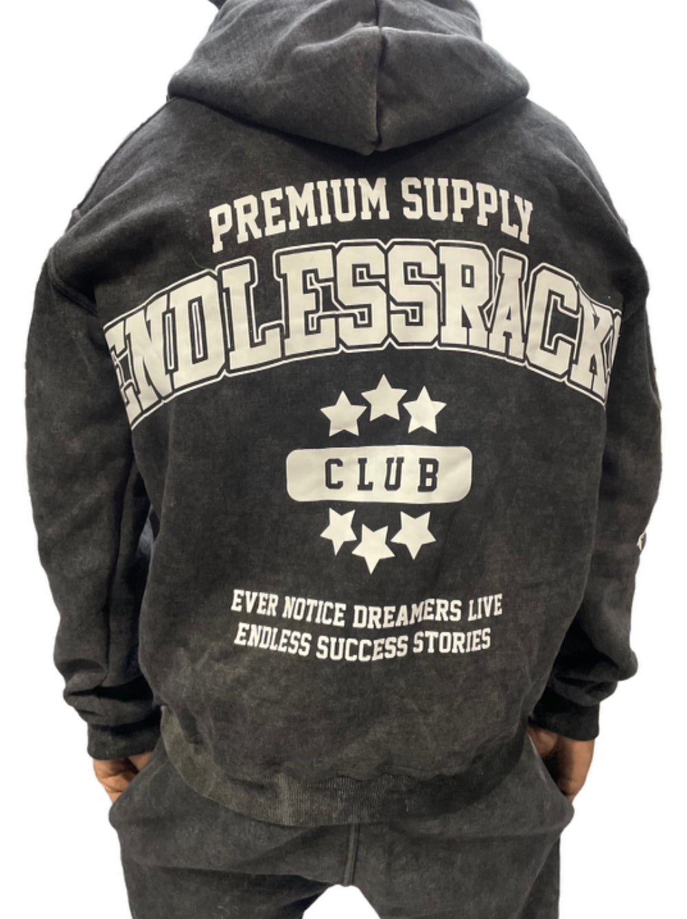 Endless Racks “Thorne” Zip Up Suit (Blk