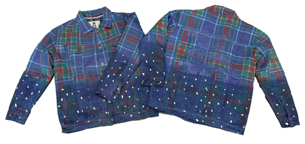 Rich Weirdo Diamond Quilt Padded Tour Button Up