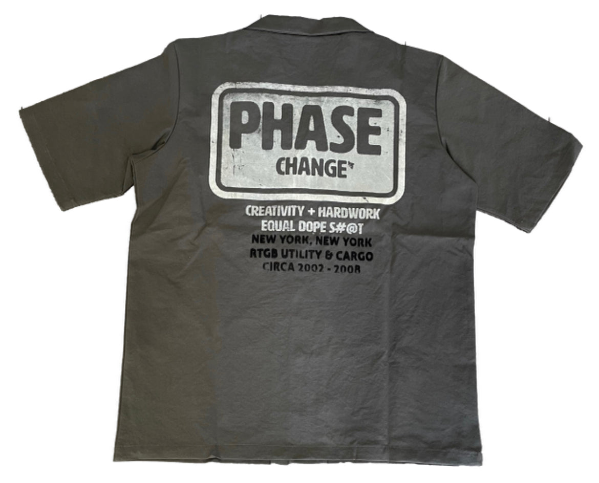 RTGB “Phase Change” Mechanic Shirt (Charcoal)