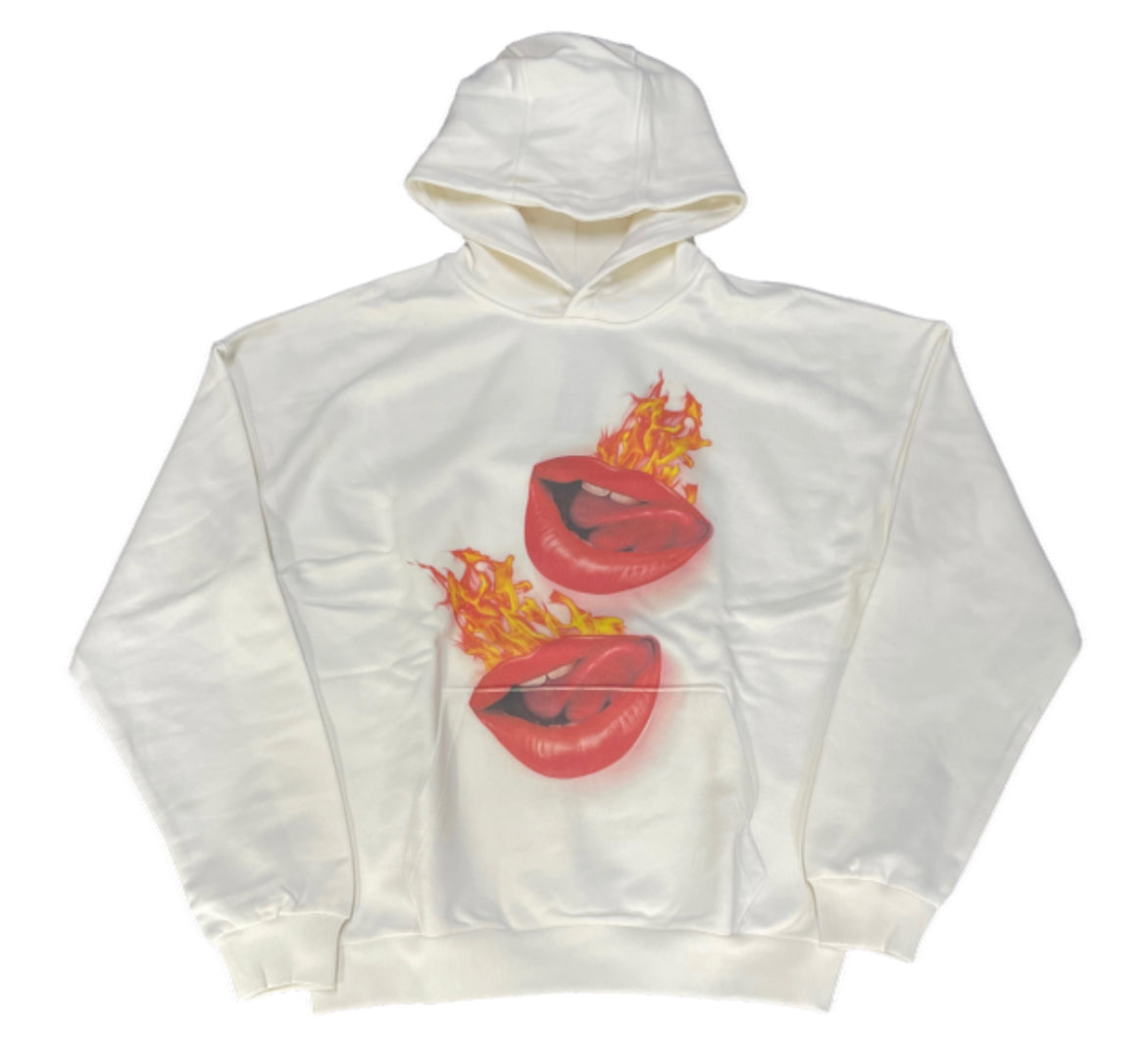 New Manners “Flaming Lips” Hoodie (Cream)