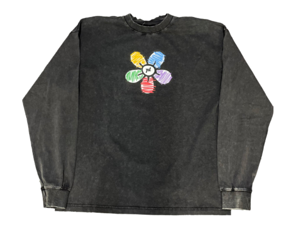 Past Time Flower L/S Tee