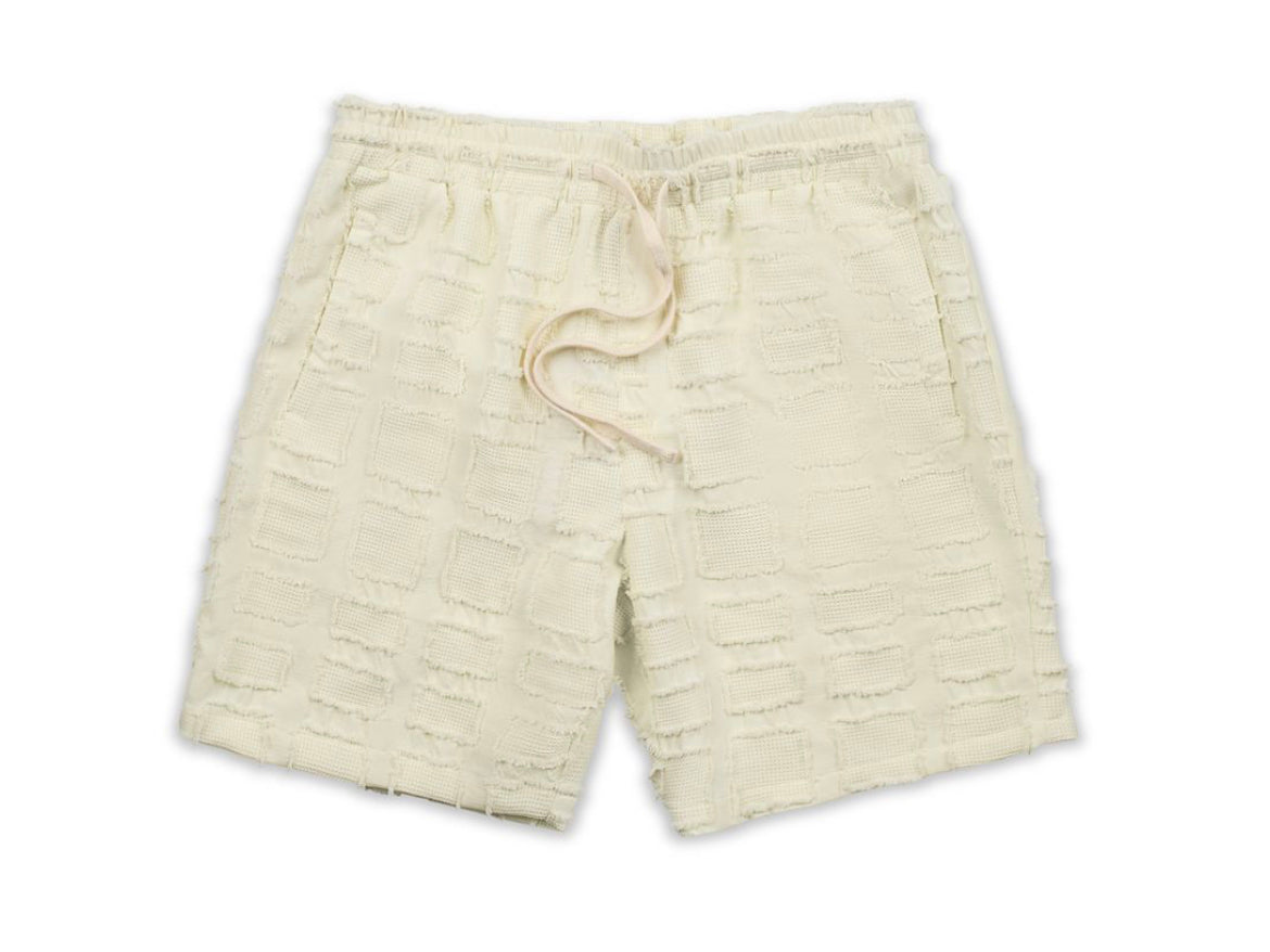 RSN Textured Shorts (Cream)
