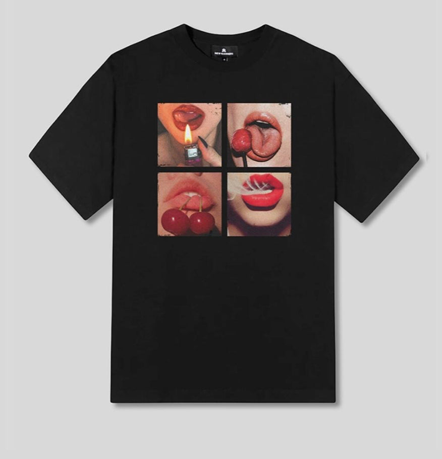 New Manners “Cherry” Premium Oversized Box Cut Tee