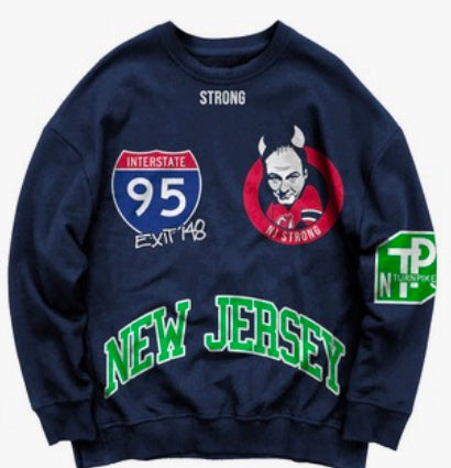 STRONG “Hometown” Crew Neck (Navy)