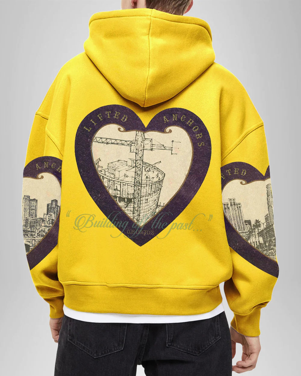 Lifted Anchor “Future” Zip Up Hoodie (Mustard)