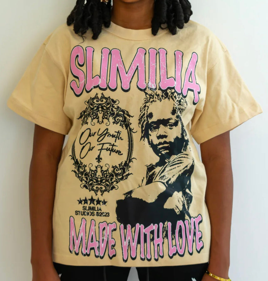 Slimilia “With Love” Tee (Pink)