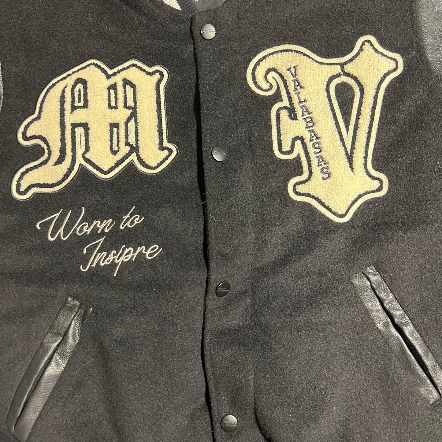 "Skulls Varsity" Varsity Jacket - Green - Skulls Varsity