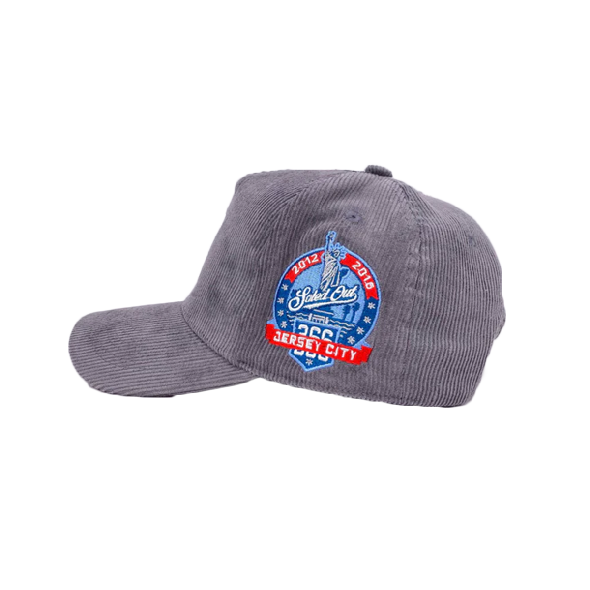 Soled Out “Nj Pride” Snapback Grey Corduroy