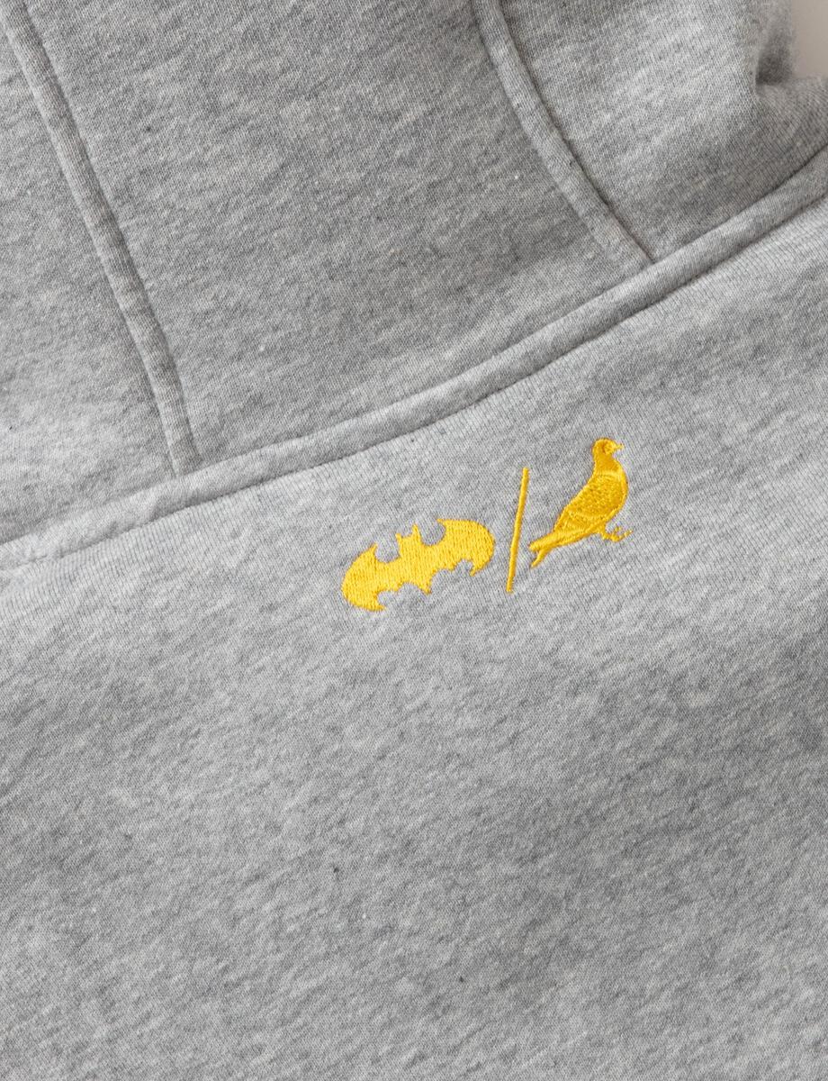 Batman Panel Hoodie-Heather Grey