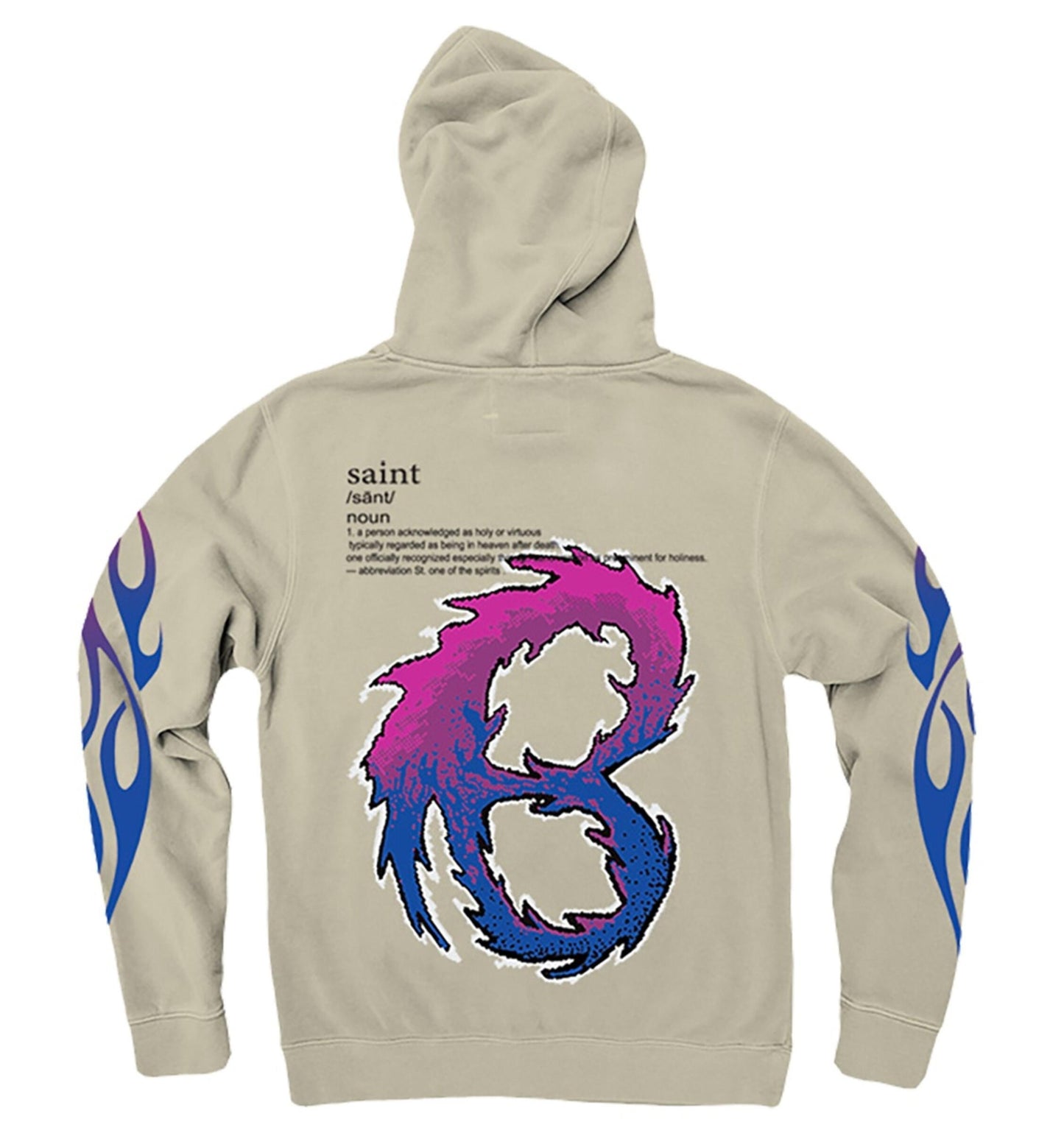 Holo Ghost Blue Flame - Oatmeal