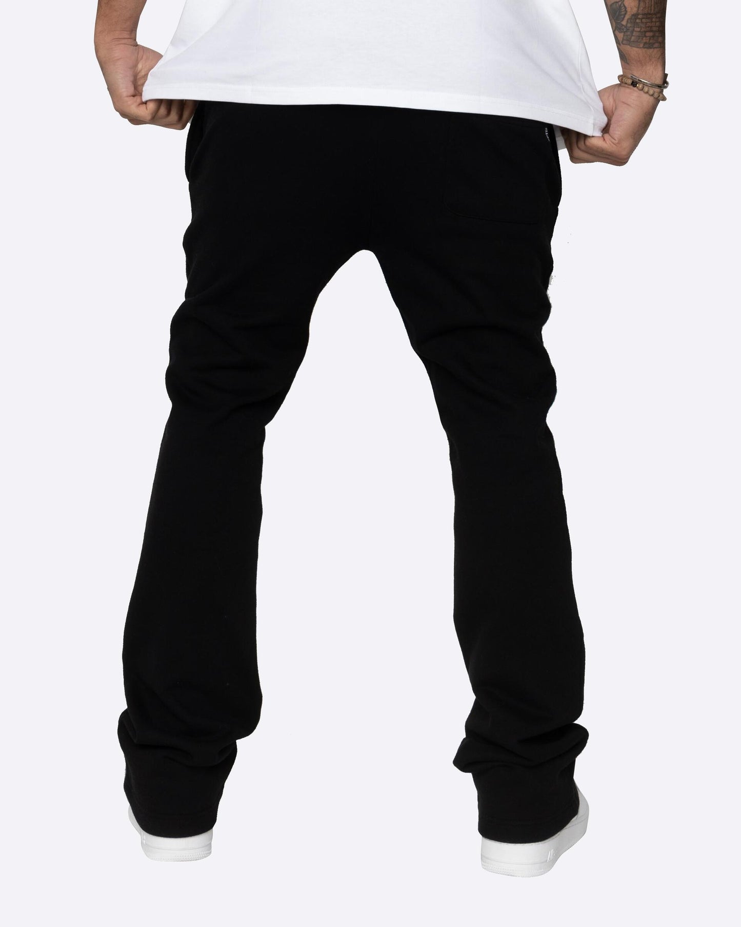 French Terry Flare Pants (Black)