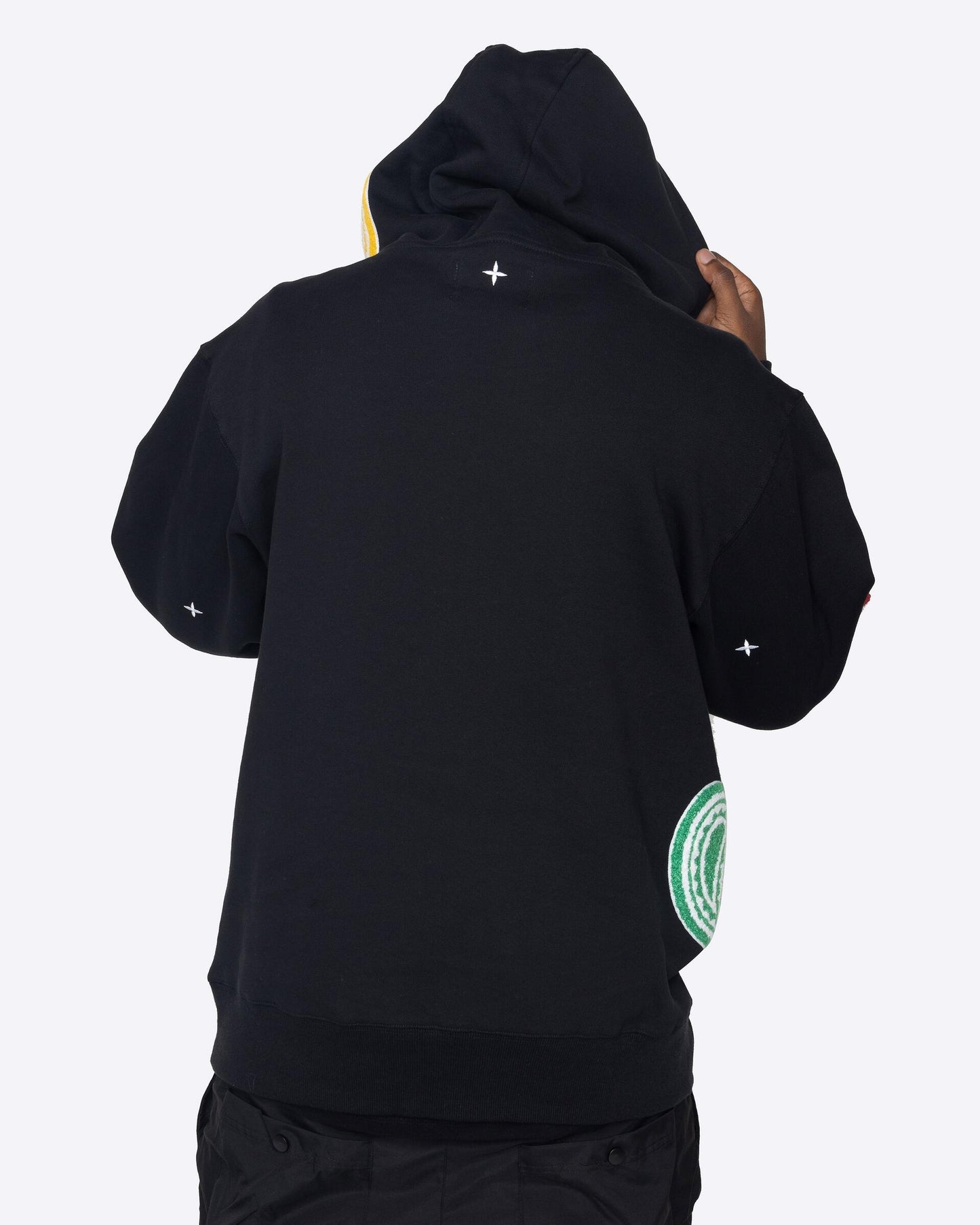 Paisley Hoodie Black/Multi