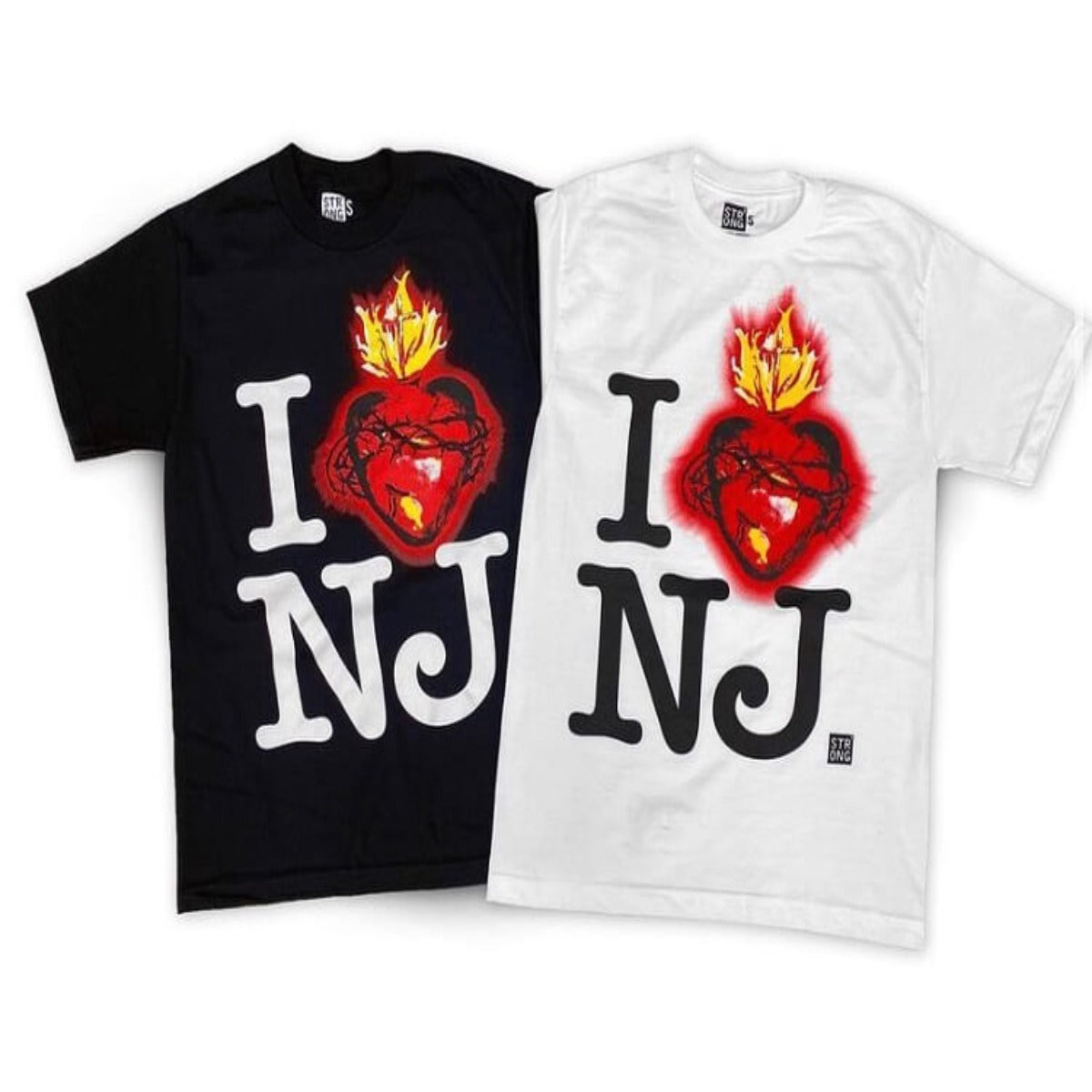 I Love NJ Tee White