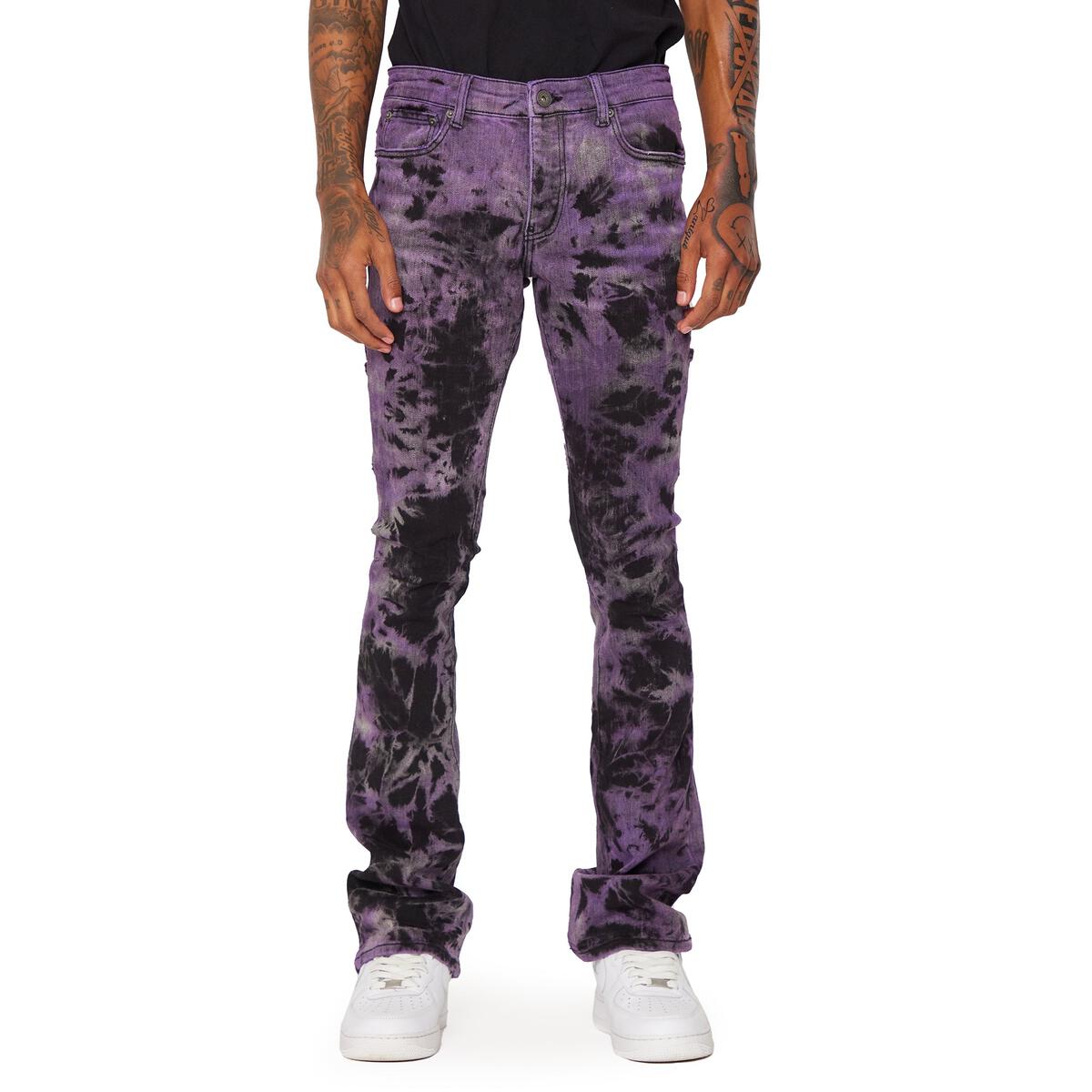 Stacked Spiral Galaxy Viola Nero