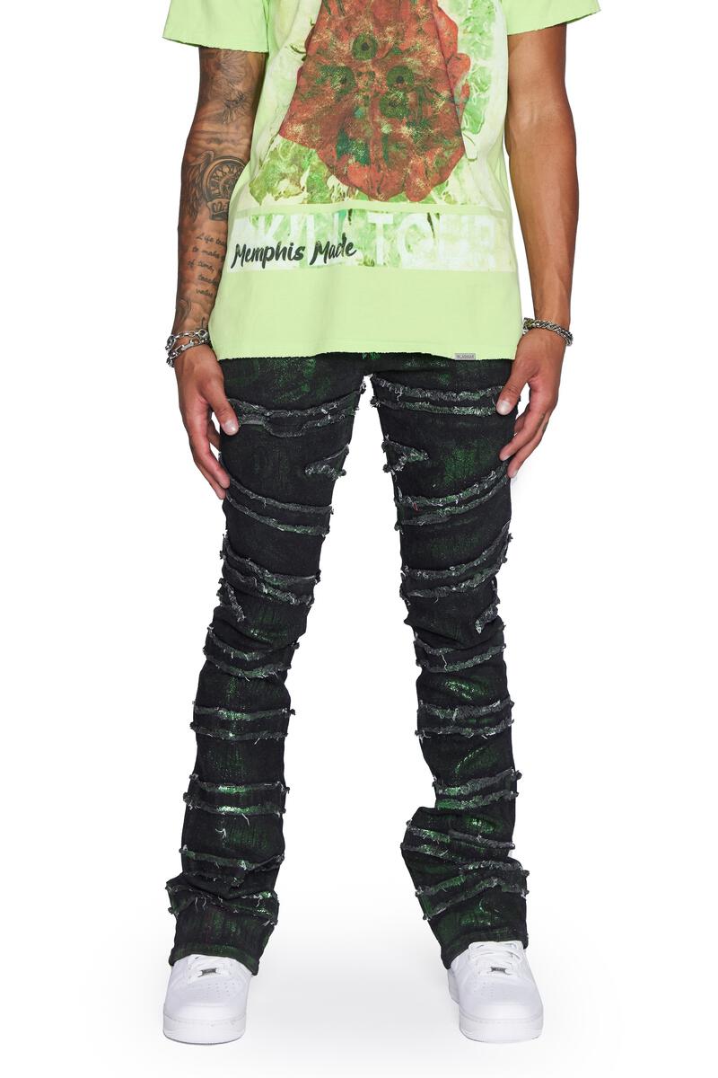 Jeans Zodiac Verde Waxed