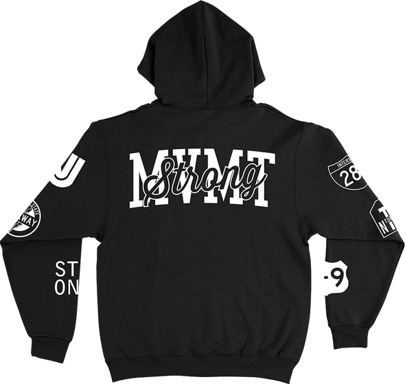 Strong X Mvmt "Welcome To Jersey" Hoodie-Black