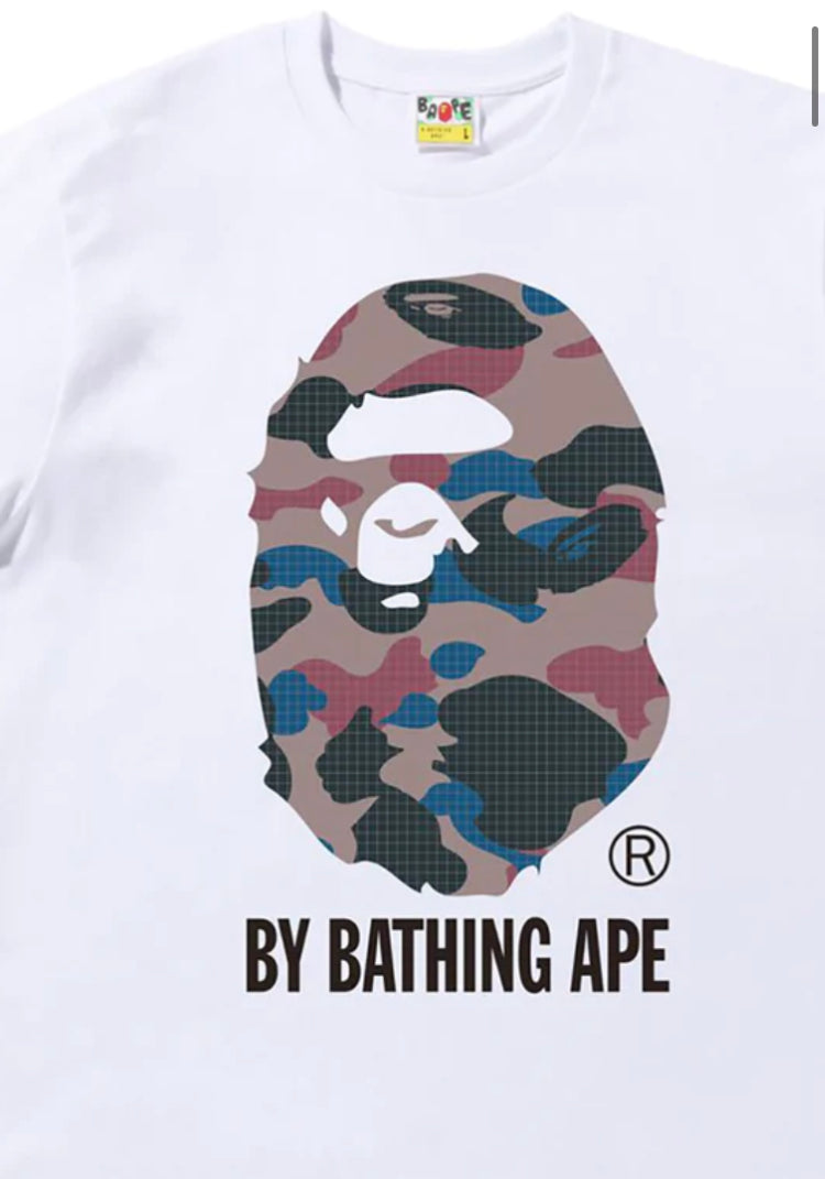 Bape Grid Camo Tee