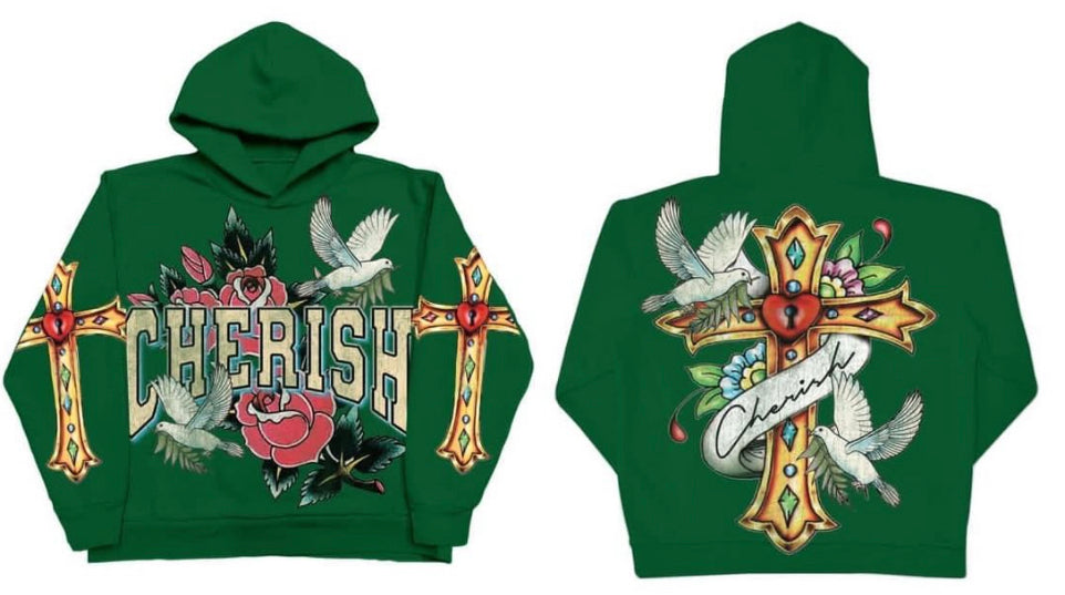 Cherish The Love “Kool Dove” Hoodie (Green/Yellow/Red)