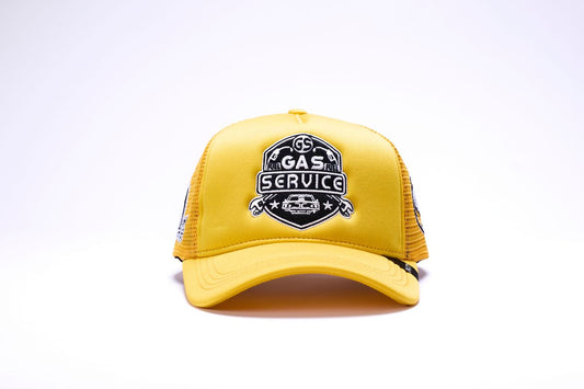 Gas Brand Trucker Hat (Yellow)