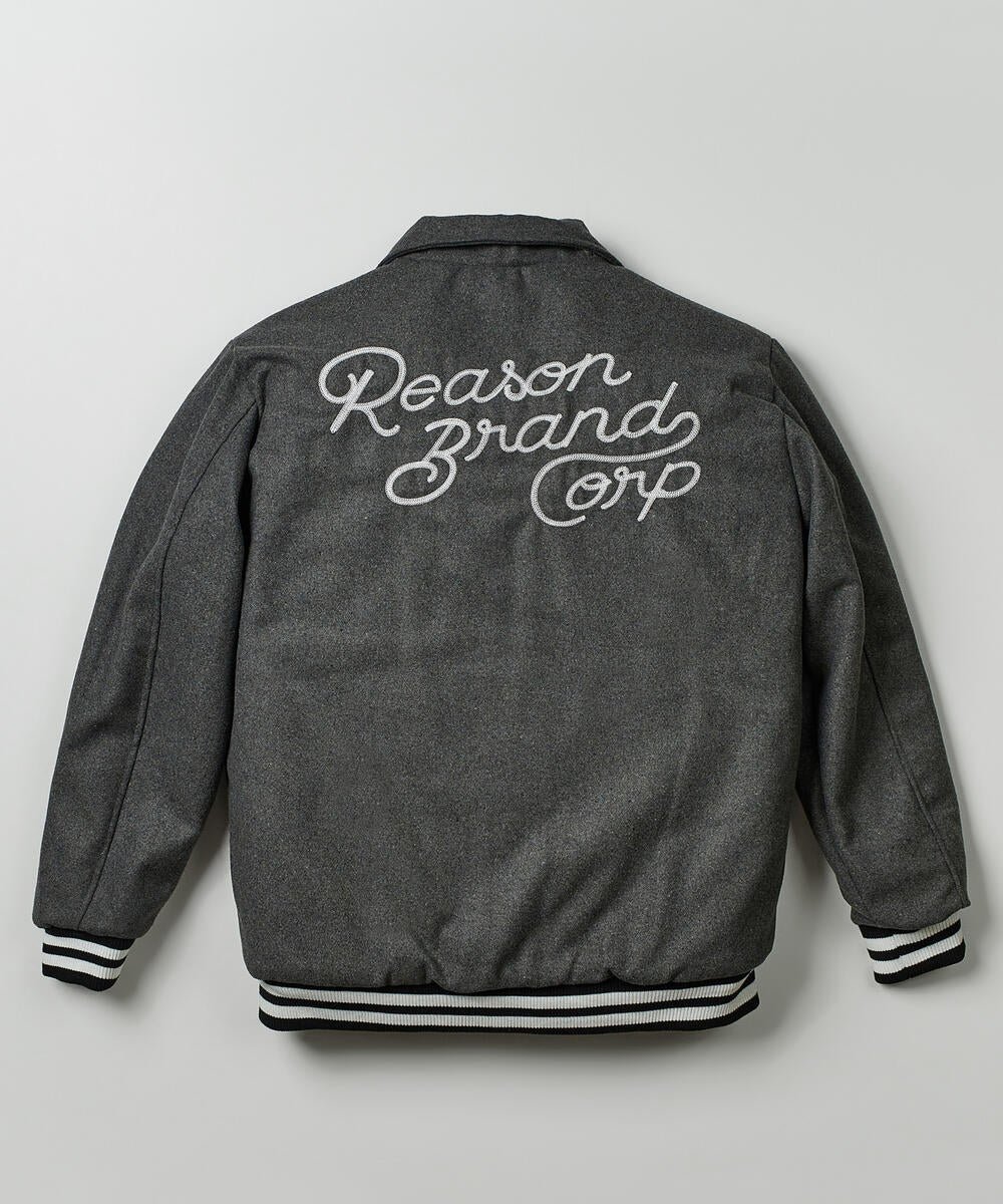 RSN “Cherub Wool” Varsity Jacket (Grey)