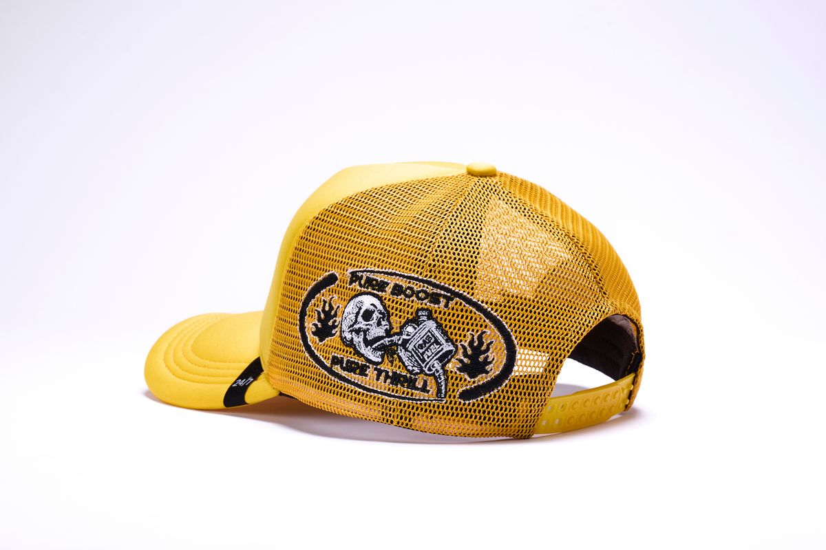 Gas Brand Trucker Hat (Yellow)