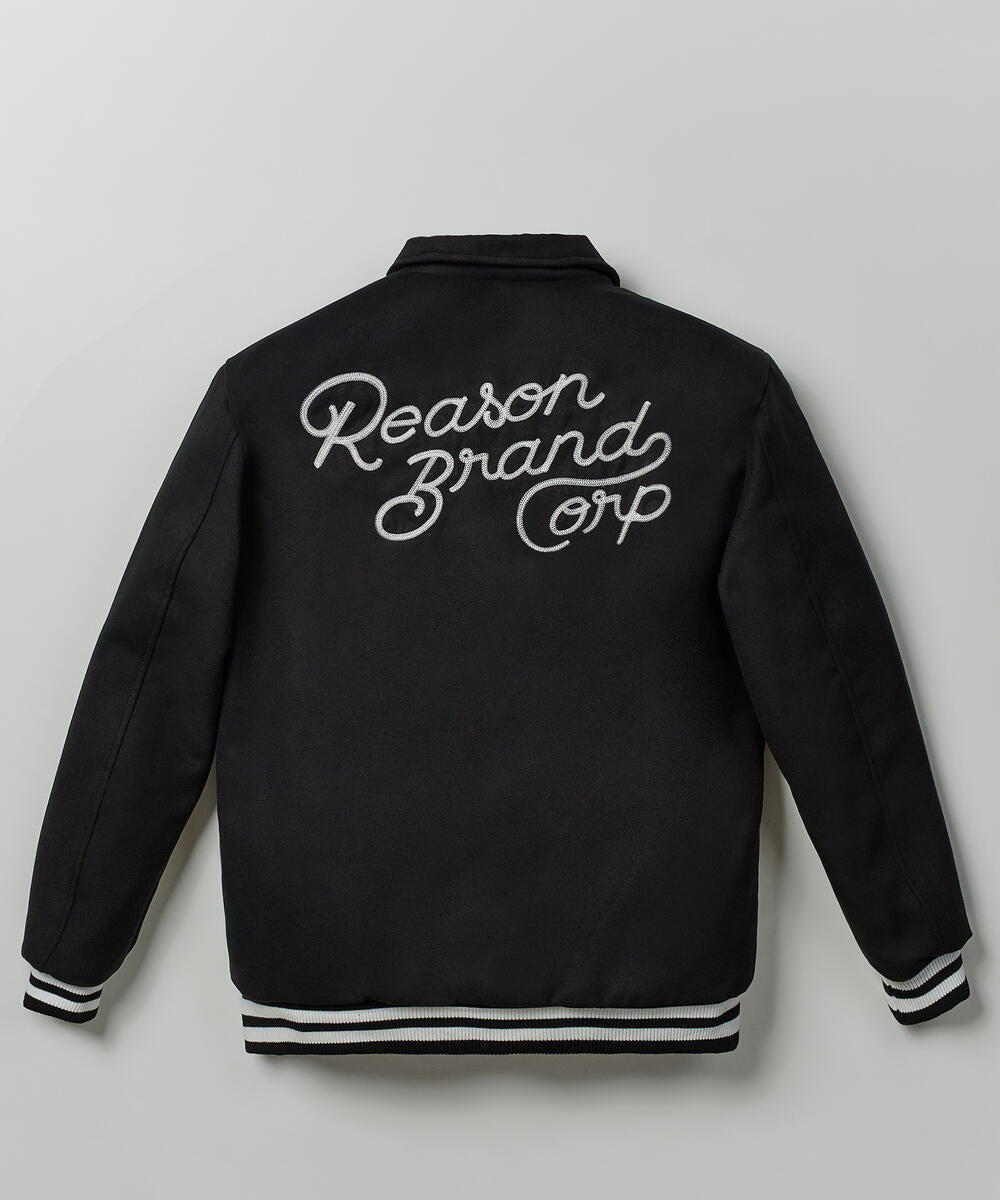 RSN “Cherub” Wool Varsity Jacket (Blk)