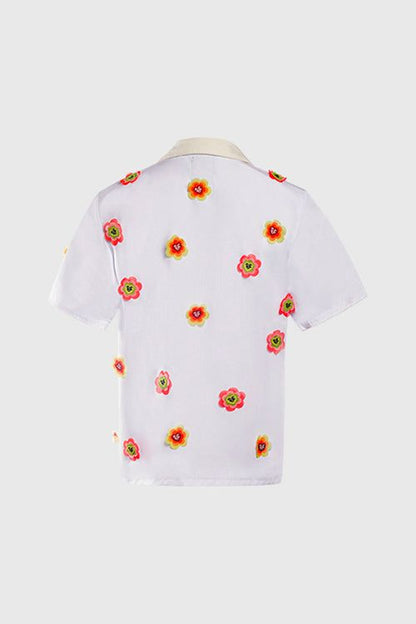 THC 7eventies Flower Button Up