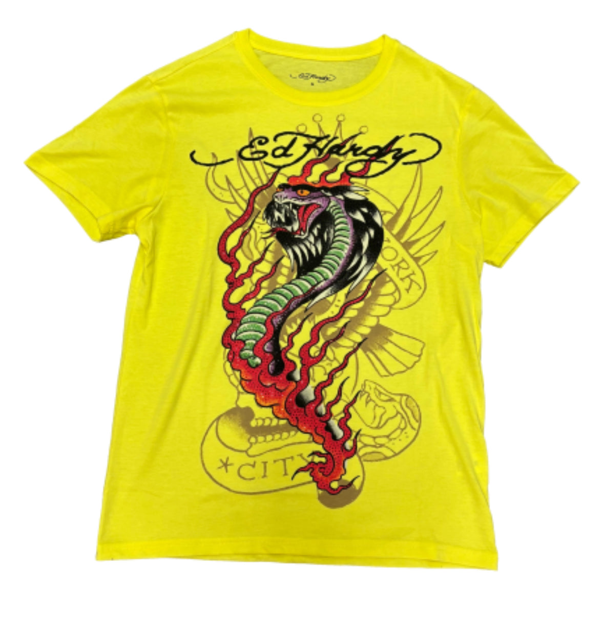 Ed Hardy “Cobra” Rhinestone Tee
