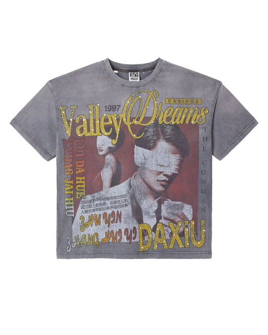 Vale Charcoal Casino Tee