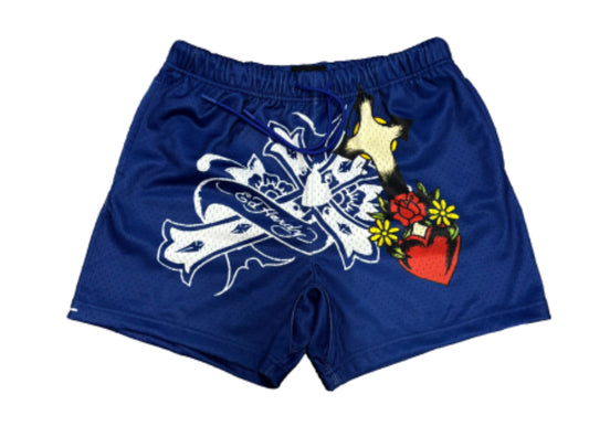 Ed Hardy Cross Mesh Shorts