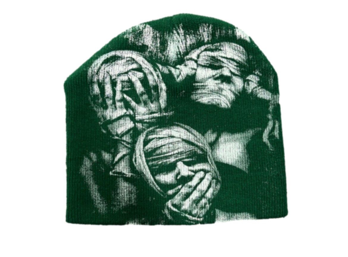 28 Gramz “No Evil” Beanie (green)
