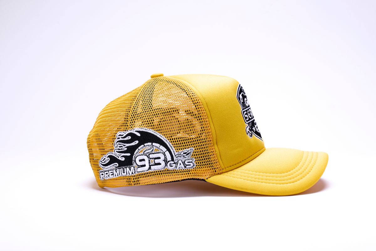 Gas Brand Trucker Hat (Yellow)