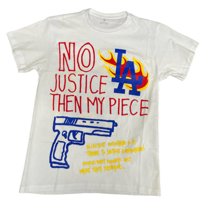 By Kiy “No Justice” Tee (White)