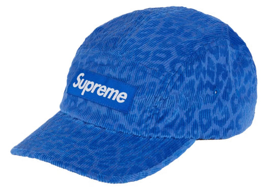 Supreme Leoprard 5 Panel Hat (Blue)