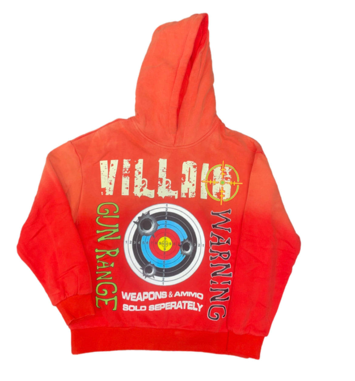 Villain “Gun Range” Hoodie (Red)