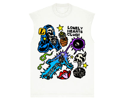 Lonely Hearts Club “Pain And Pleasure ” Sleeveless Tee