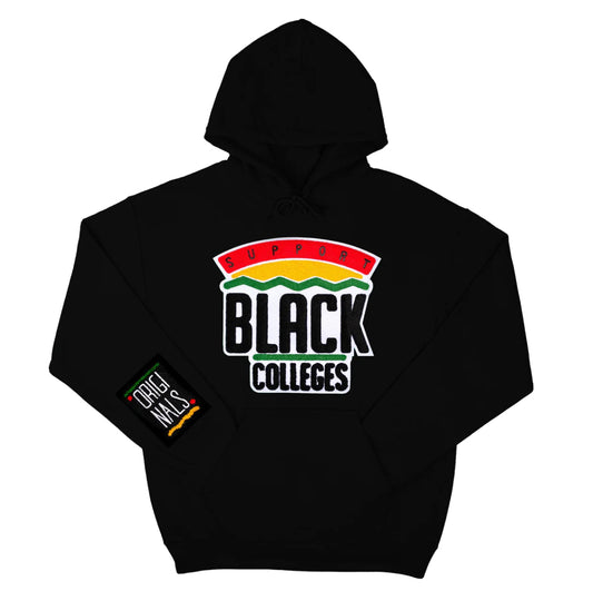 Support Black College “Logo” Hoodie (Blk)