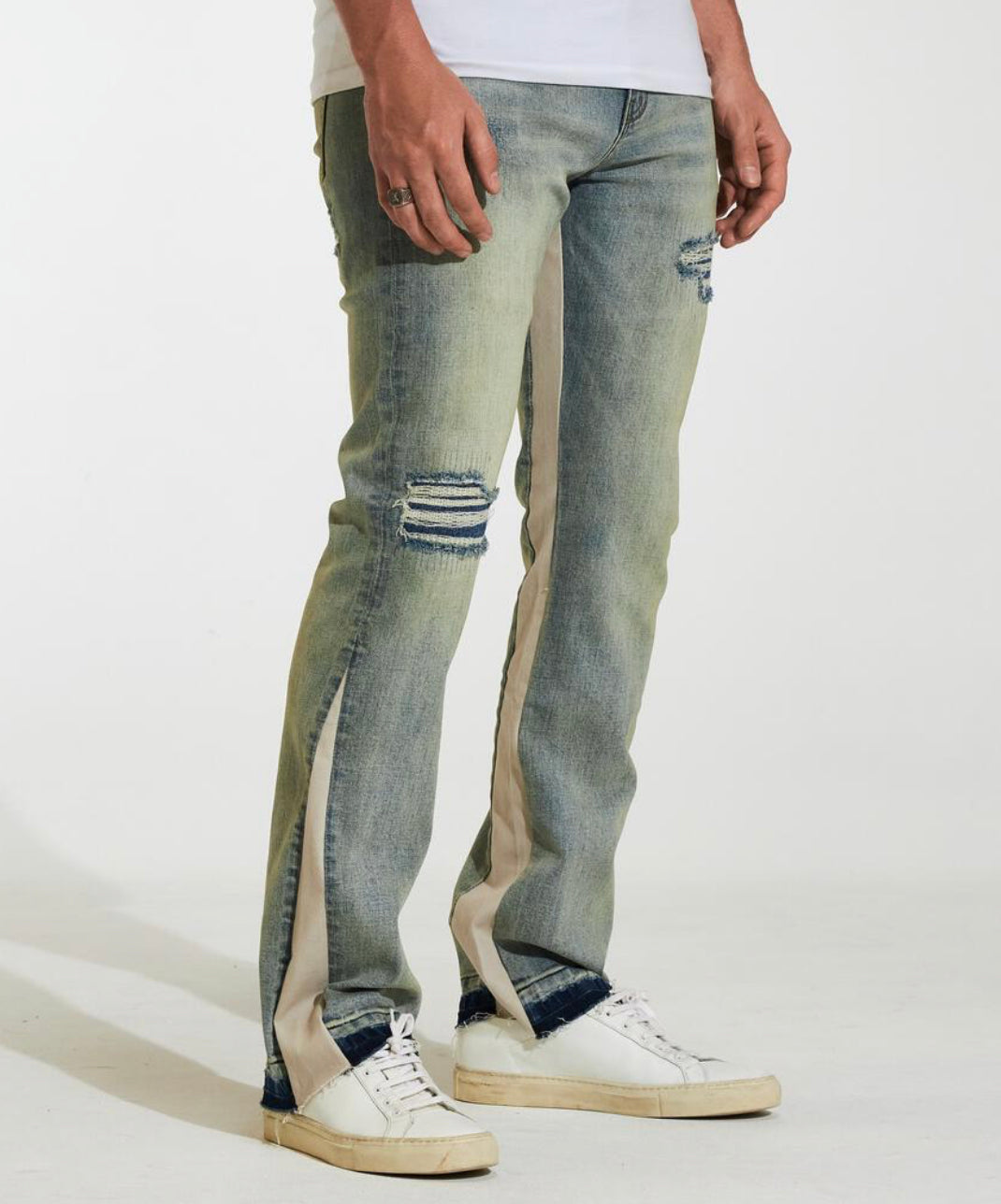 Embellish “Ric” Flared Denim