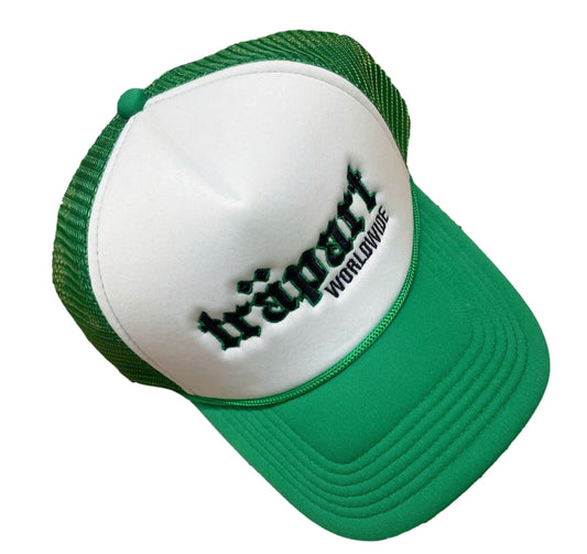 Trapart Logo Hat (Green/White/Black)