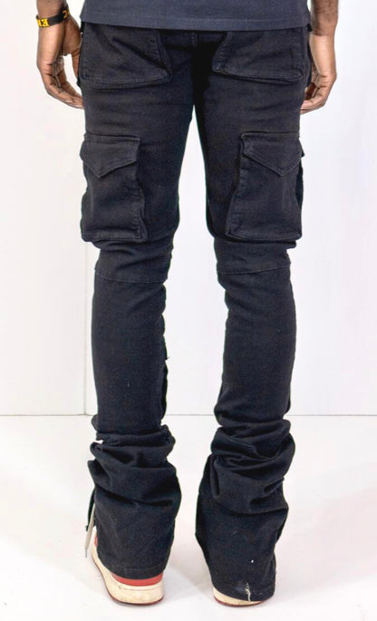 Doctrine Utility Super Stacked Denim (Blk)