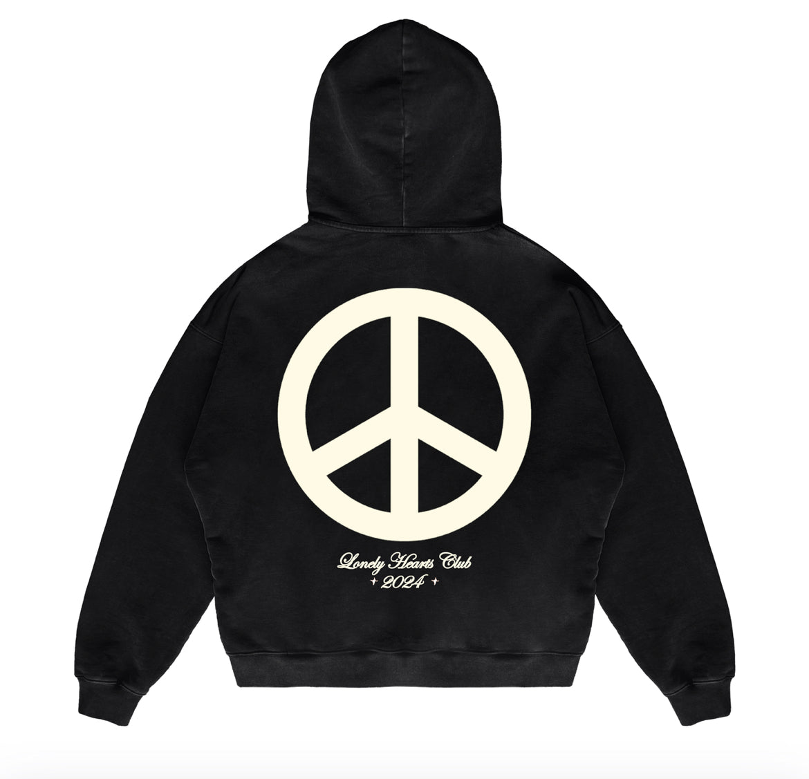 Lonely Hearts Club “Inner Peace” Heavyweight Hoodie (Blk)