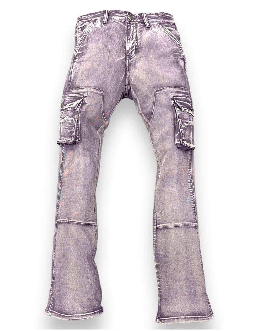 ESNTL Denim Rain flared Denim