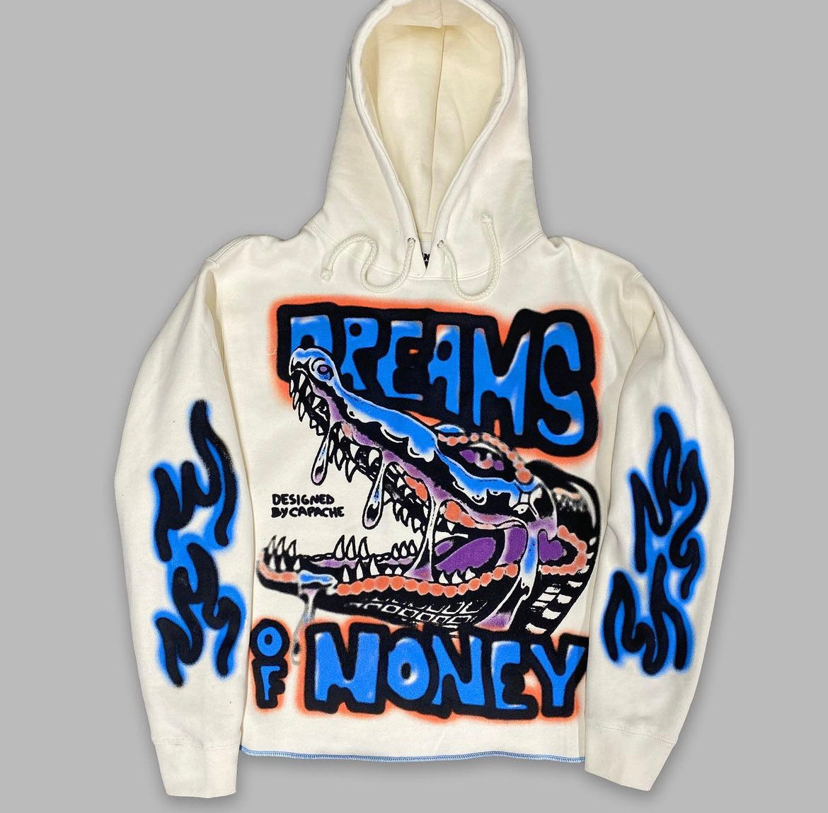 Money Dreams  “Predator” Cropped Hoodie