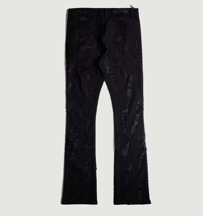 Embellish Boro Flared Denim