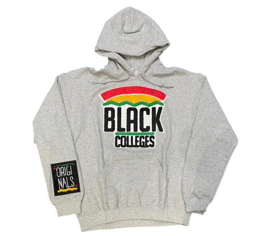 Support Black College “Logo” Hoodie (Grey)